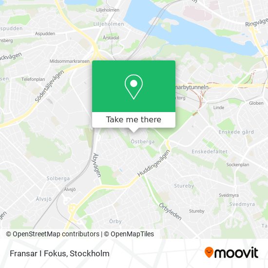 Fransar I Fokus map