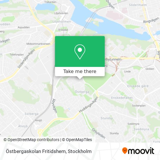 Östbergaskolan Fritidshem map