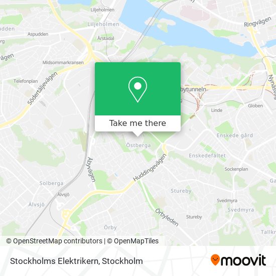 Stockholms Elektrikern map