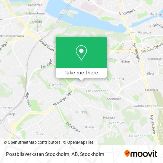 Postbilsverkstan Stockholm, AB map