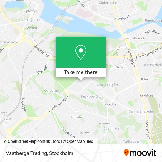 Västberga Trading map