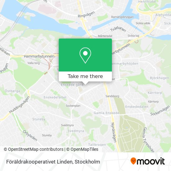 Föräldrakooperativet Linden map