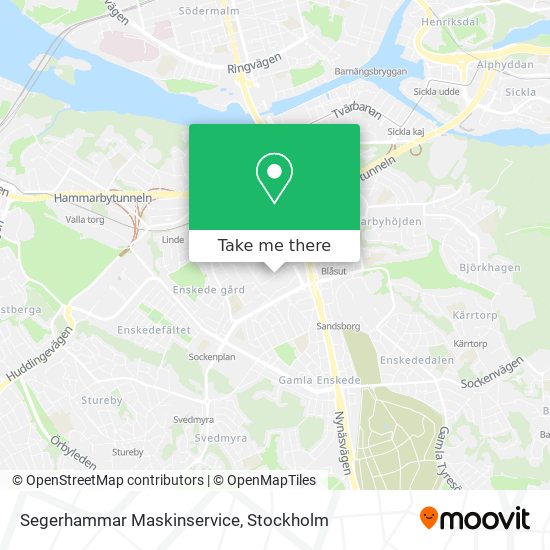 Segerhammar Maskinservice map