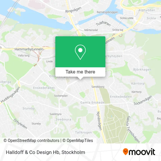 Halldoff & Co Design Hb map