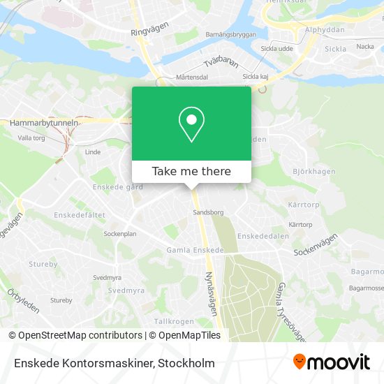 Enskede Kontorsmaskiner map