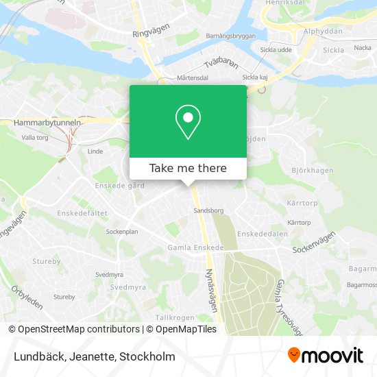 Lundbäck, Jeanette map