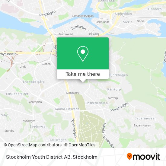 Stockholm Youth District AB map