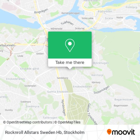 Rocknroll Allstars Sweden Hb map