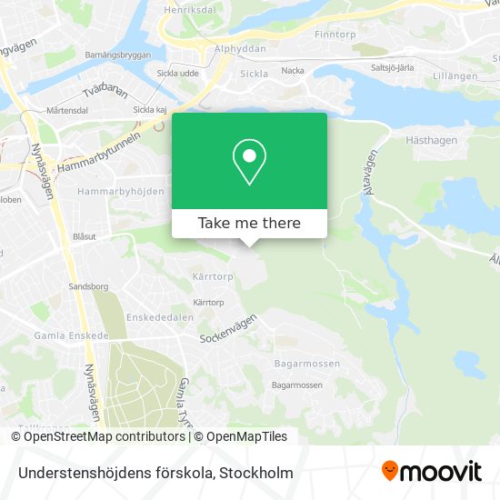 Understenshöjdens förskola map