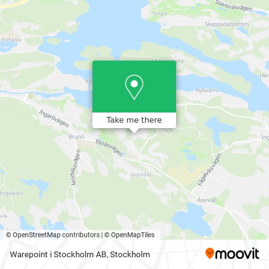 Warepoint i Stockholm AB map