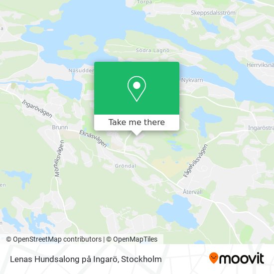 Lenas Hundsalong på Ingarö map