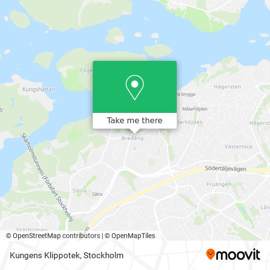 Kungens Klippotek map