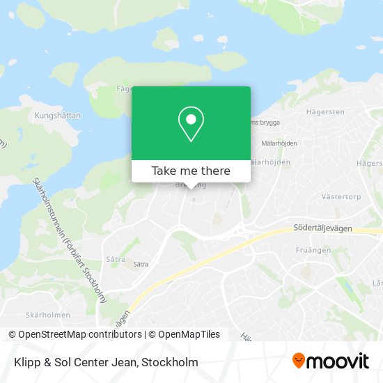 Klipp & Sol Center Jean map
