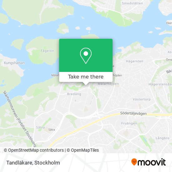 Tandläkare map