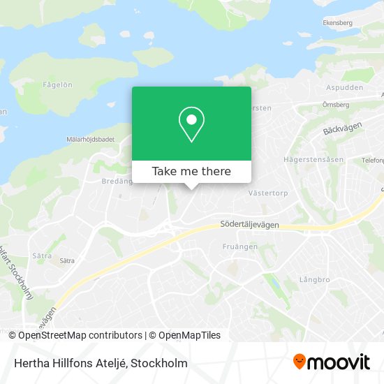 Hertha Hillfons Ateljé map