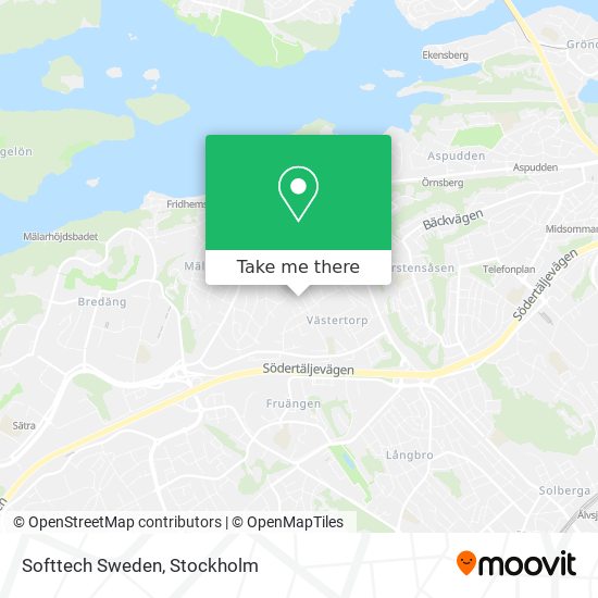 Softtech Sweden map