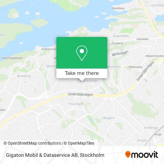 Gigaton Mobil & Dataservice AB map