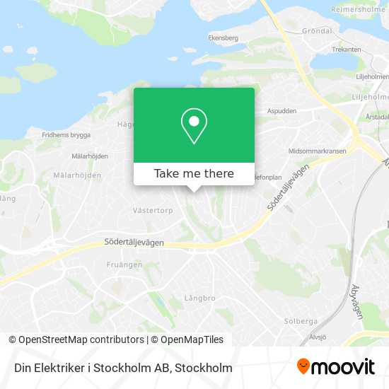 Din Elektriker i Stockholm AB map