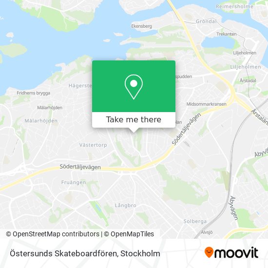 Östersunds Skateboardfören map