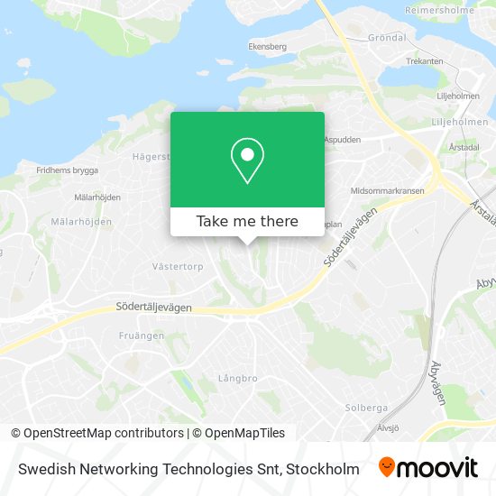 Swedish Networking Technologies Snt map