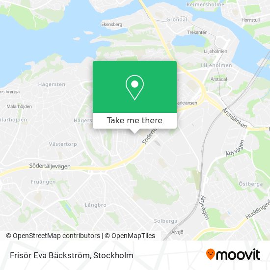 Frisör Eva Bäckström map