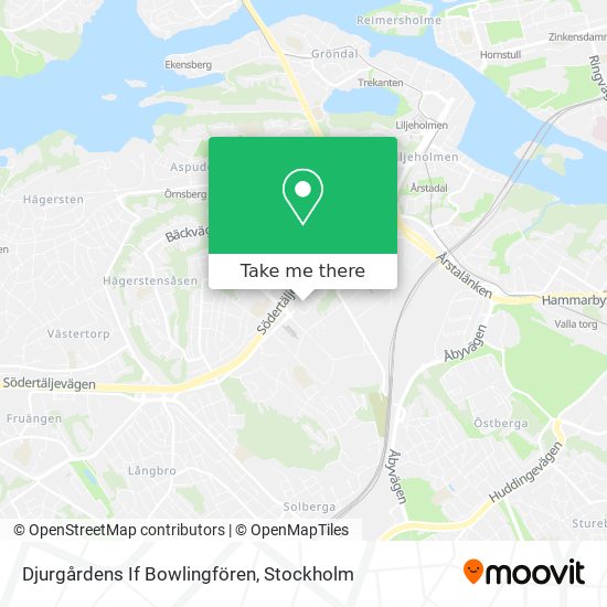 Djurgårdens If Bowlingfören map