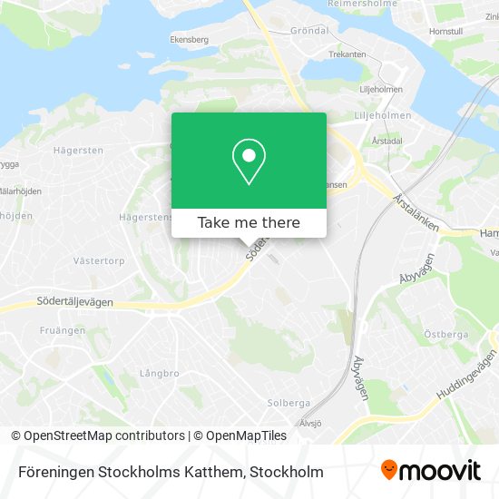 Föreningen Stockholms Katthem map
