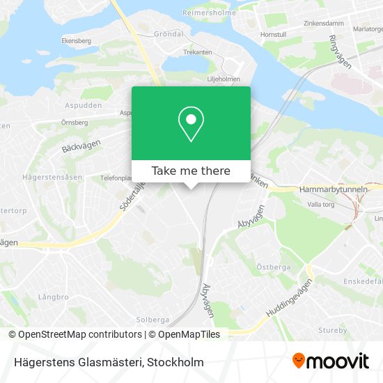 Hägerstens Glasmästeri map