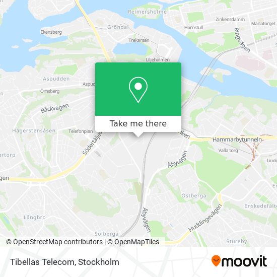 Tibellas Telecom map