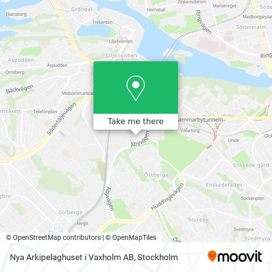Nya Arkipelaghuset i Vaxholm AB map
