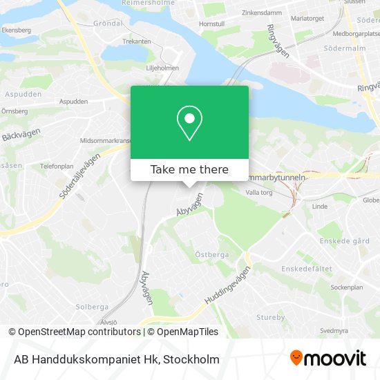 AB Handdukskompaniet Hk map