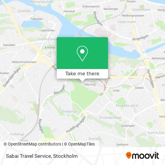Sabai Travel Service map
