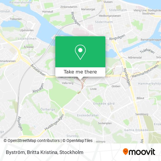 Byström, Britta Kristina map