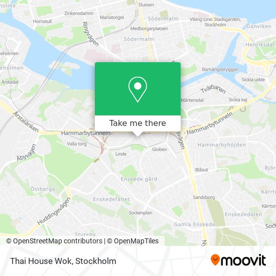 Thai House Wok map