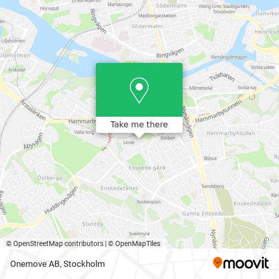 Onemove AB map