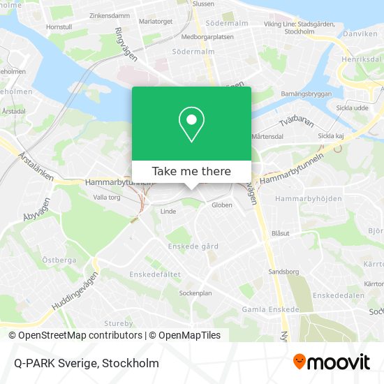 Q-PARK Sverige map