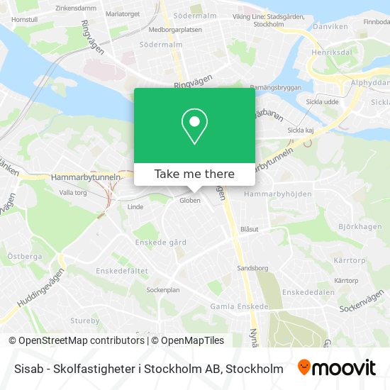 Sisab - Skolfastigheter i Stockholm AB map