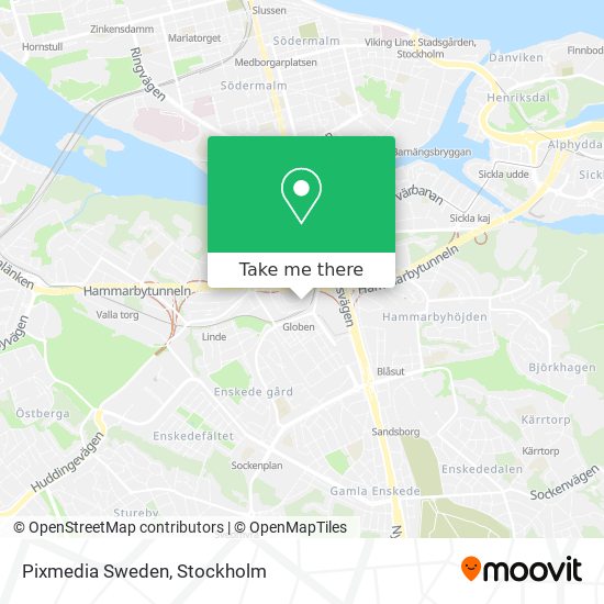 Pixmedia Sweden map