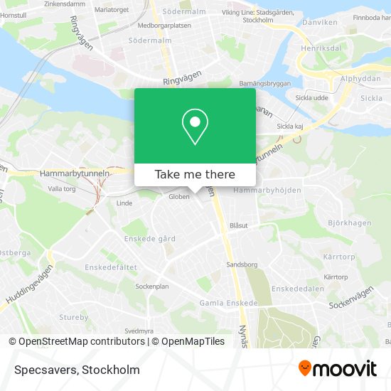 Specsavers map