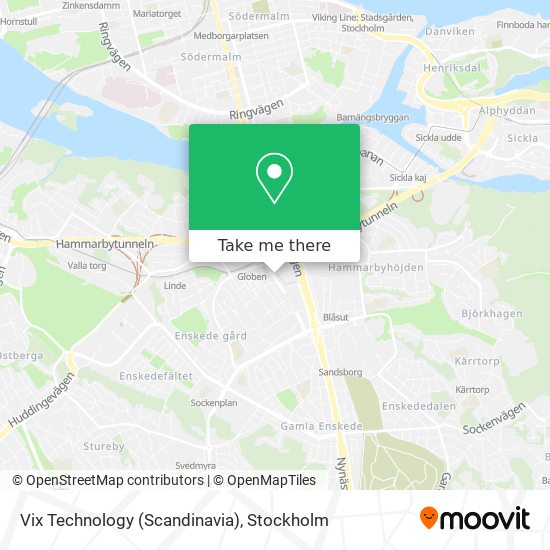 Vix Technology (Scandinavia) map