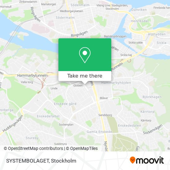 SYSTEMBOLAGET map