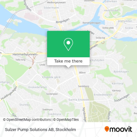 Sulzer Pump Solutions AB map