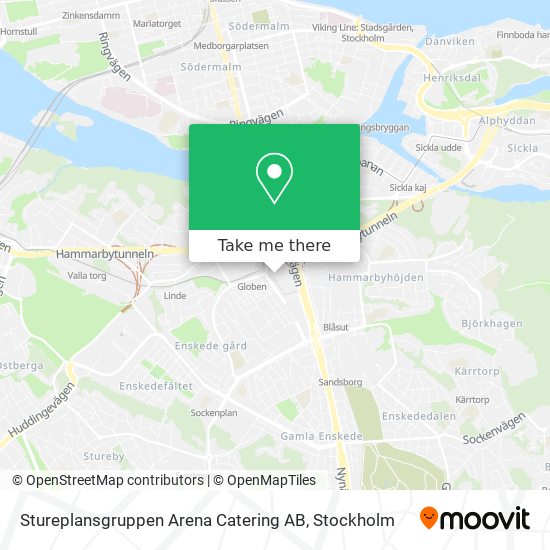 Stureplansgruppen Arena Catering AB map