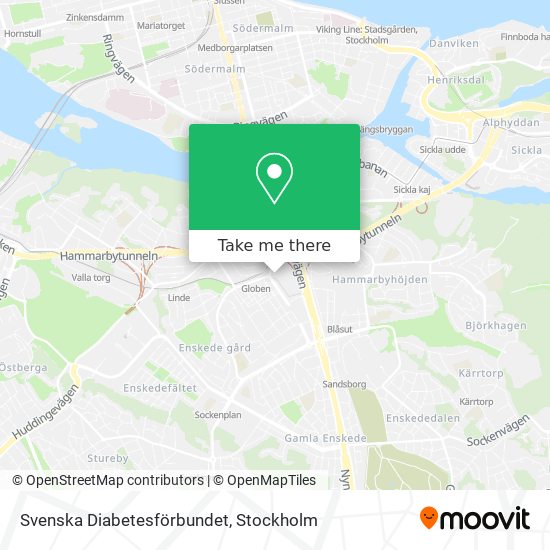 Svenska Diabetesförbundet map
