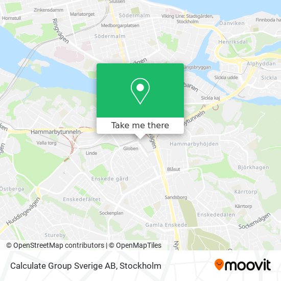 Calculate Group Sverige AB map