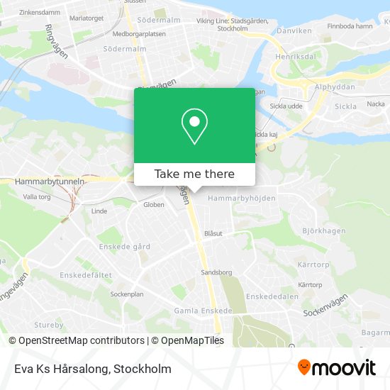 Eva Ks Hårsalong map