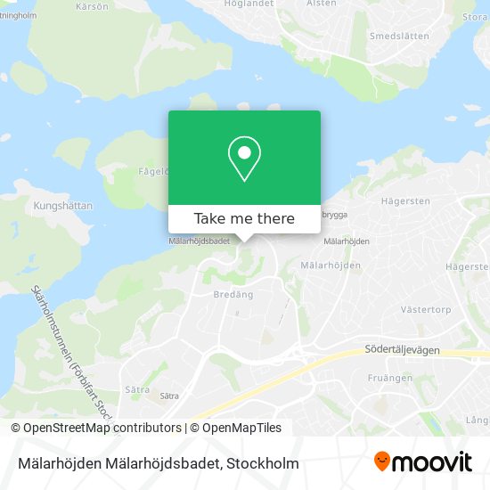 Mälarhöjden Mälarhöjdsbadet map