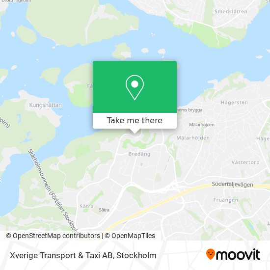 Xverige Transport & Taxi AB map