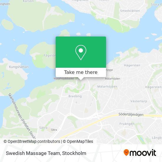 Swedish Massage Team map