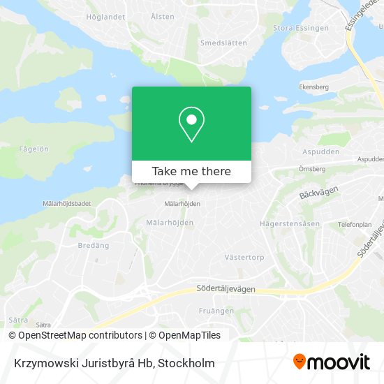 Krzymowski Juristbyrå Hb map